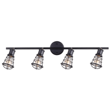 Otto 4 Light 33" Wide Fixed Rail - Ceiling or Wall Mount
