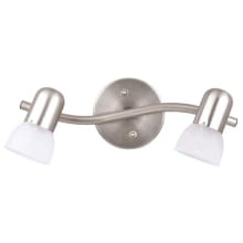 Jasper 2 Light 15" Wide Fixed Rail - Ceiling or Wall Mount