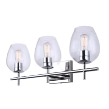 Cain 3 Light 25" Wide Vanity Light