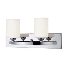 Hampton 2 Light 18" Wide Bathroom Vanity Light