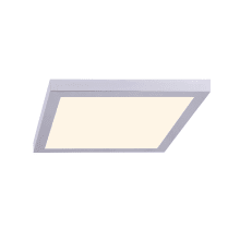 LED, Surface Mount Disk 15" Wide Integrated LED Outdoor Flush Mount Square Ceiling Fixture / Wall Sconce