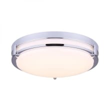 Gilda Single Light 13" Wide Integrated LED Flush Mount Drum Ceiling Fixture