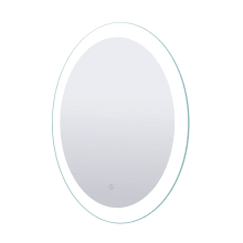 LED Mirror 28" x 28" Circular Frameless Wall Mounted Mirror - 43 Watt