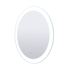 LED Mirror 28" Diameter Contemporary Circular Frameless Bathroom Mirror