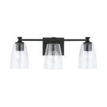 Myles 3 Light 23" Wide Bathroom Vanity Light