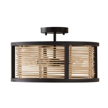 Rico 4 Light 16" Wide Semi-Flush Drum Ceiling Fixture / Pendant