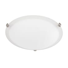 3 Light 16" Wide Flush Mount Bowl Ceiling Fixture