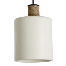 16-1/2" Tall Pendant with Ceramic Shade
