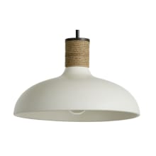 17-1/2" Wide Pendant with Ceramic Shade