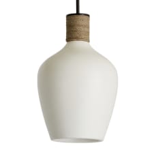 18-1/2" Tall Pendant with Ceramic Shade