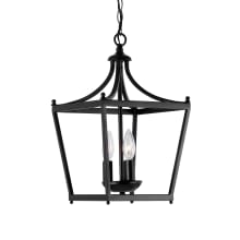 Stanton 3 Light 10" Wide Taper Candle Pendant