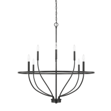 Greyson 8 Light 34" Wide Taper Candle Chandelier