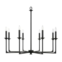 Clint 8 Light 38" Wide Taper Candle Chandelier