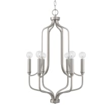Reeves 6 Light 16" Wide Taper Candle Chandelier