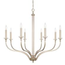 Breigh 8 Light 38" Wide Taper Candle Chandelier