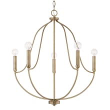 Madison 5 Light 25" Wide Abstract Chandelier