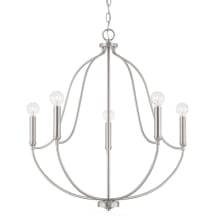 Madison 5 Light 25" Wide Abstract Chandelier