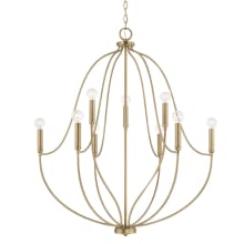 Madison 9 Light 33" Wide Abstract Chandelier