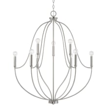 Madison 9 Light 33" Wide Abstract Chandelier