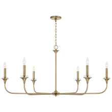 Presley 6 Light 49" Wide Candle Style Chandelier