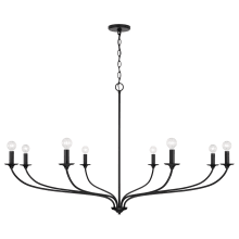 Dolan 8 Light 52" Wide Candle Style Chandelier