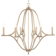 Claire 6 Light 32" Wide Candle Style Chandelier