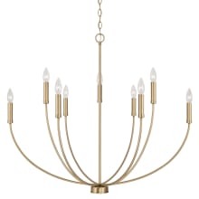 Ansley 9 Light 35" Wide Taper Candle Style Chandelier