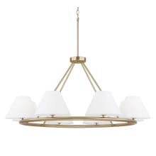 Parson 8 Light 45" Wide Ring Chandelier