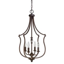Leigh 4 Light 16" Wide Taper Candle Pendant