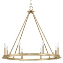 Pearson 8 Light 36" Wide Taper Candle Style Chandelier