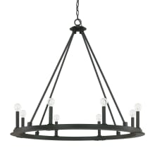 Pearson 8 Light 36" Wide Taper Candle Chandelier