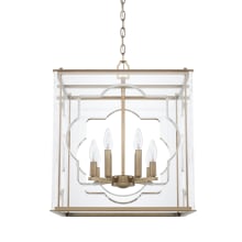 8 Light 18" Wide Taper Candle Chandelier