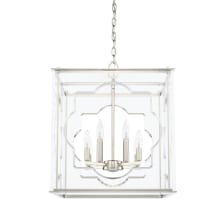 8 Light 18" Wide Taper Candle Chandelier