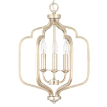 Ophelia 3 Light 14" Wide Taper Candle Pendant