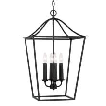 Grady 4 Light 16" Wide Taper Candle Pendant