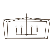 Thea 6 Light 42" Wide Taper Candle Chandelier