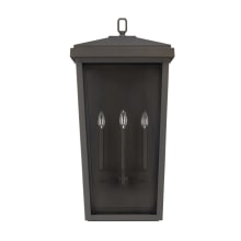 Donnelly 3 Light 32" Tall Outdoor Wall Sconce