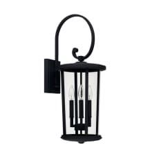 Howell 3 Light 26" Tall Outdoor Wall Sconce