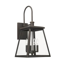 Belmore 4 Light 24" Tall Outdoor Wall Sconce