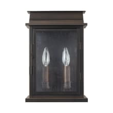 Bolton 2 Light 14" Tall Outdoor Wall Sconce