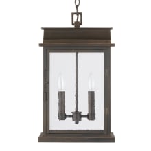 Bolton 2 Light 12" Wide Outdoor Taper Candle Pendant