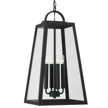 Leighton 4 Light 12" Wide Outdoor Taper Candle Pendant