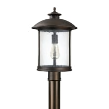 Dylan 18" Tall Outdoor Single Head Post Light with Glass Shade
