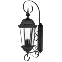 Carriage House 3 Light 36" Tall Outdoor Wall Sconce