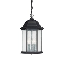 Main Street 3 Light 10" Wide Outdoor Taper Candle Mini Pendant