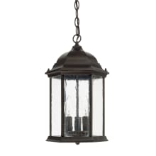 Main Street 3 Light 10" Wide Outdoor Taper Candle Mini Pendant