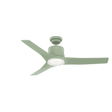 Piston 52" 3 Blade Outdoor LED Ceiling Fan with Remote Control