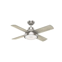 Levitt 44" 4 Blade Indoor Ceiling Fan - Wall Control and LED Light Kit Included