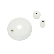 Cottage White Cap & Finial Pack