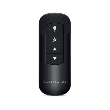 Handheld Remote for 4 Speed Fans with Light Dimming Capability